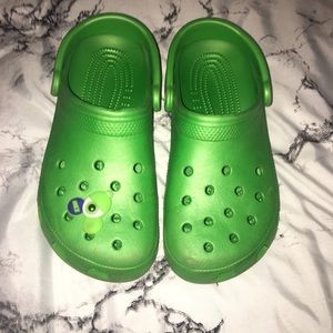 COPY - WORN ONCE Lime Green Crocs